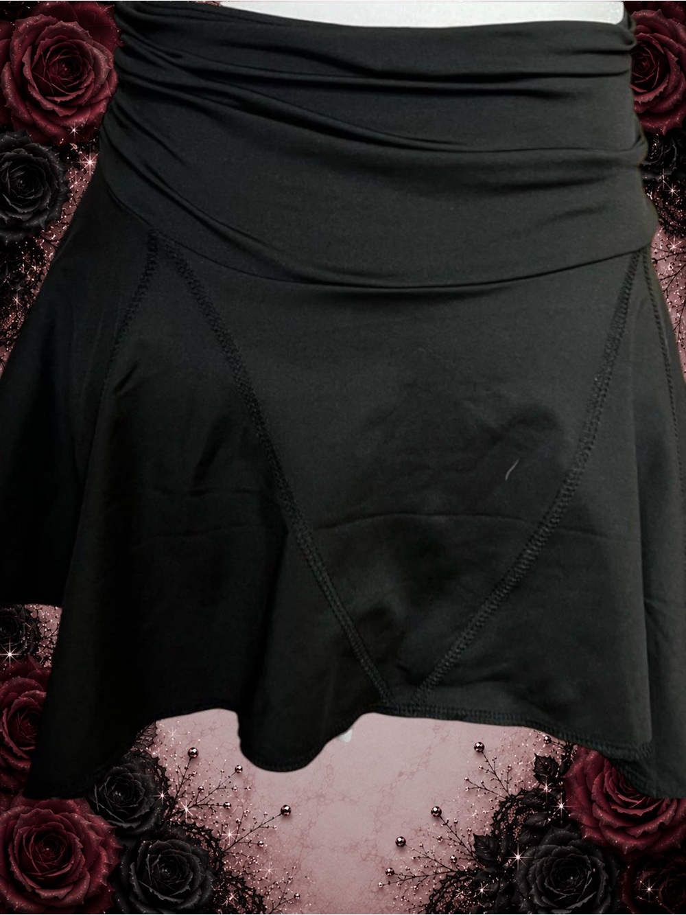 Like New Fashion Nova Footloose Mini Skirt - Black - Small - Picture 6 of 6